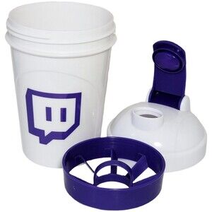 Twitch Shaker Cup G Fuel White And Purple